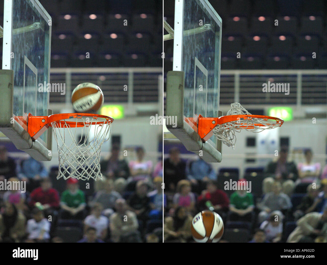 Basketball scoring sequence Stock Photo Alamy