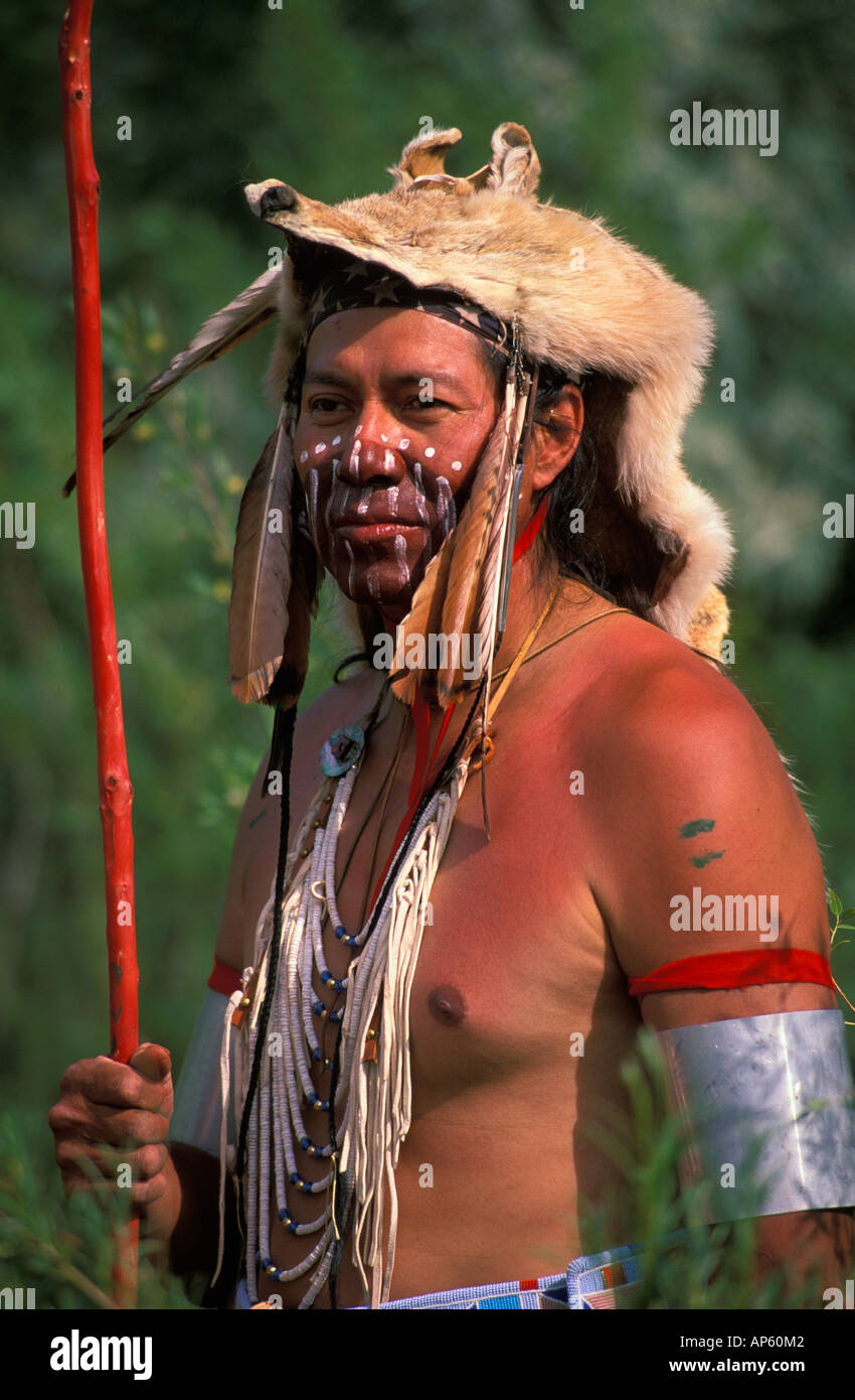 USA, Montana, Natives from the Crow Indian Reservation, during a Powwow