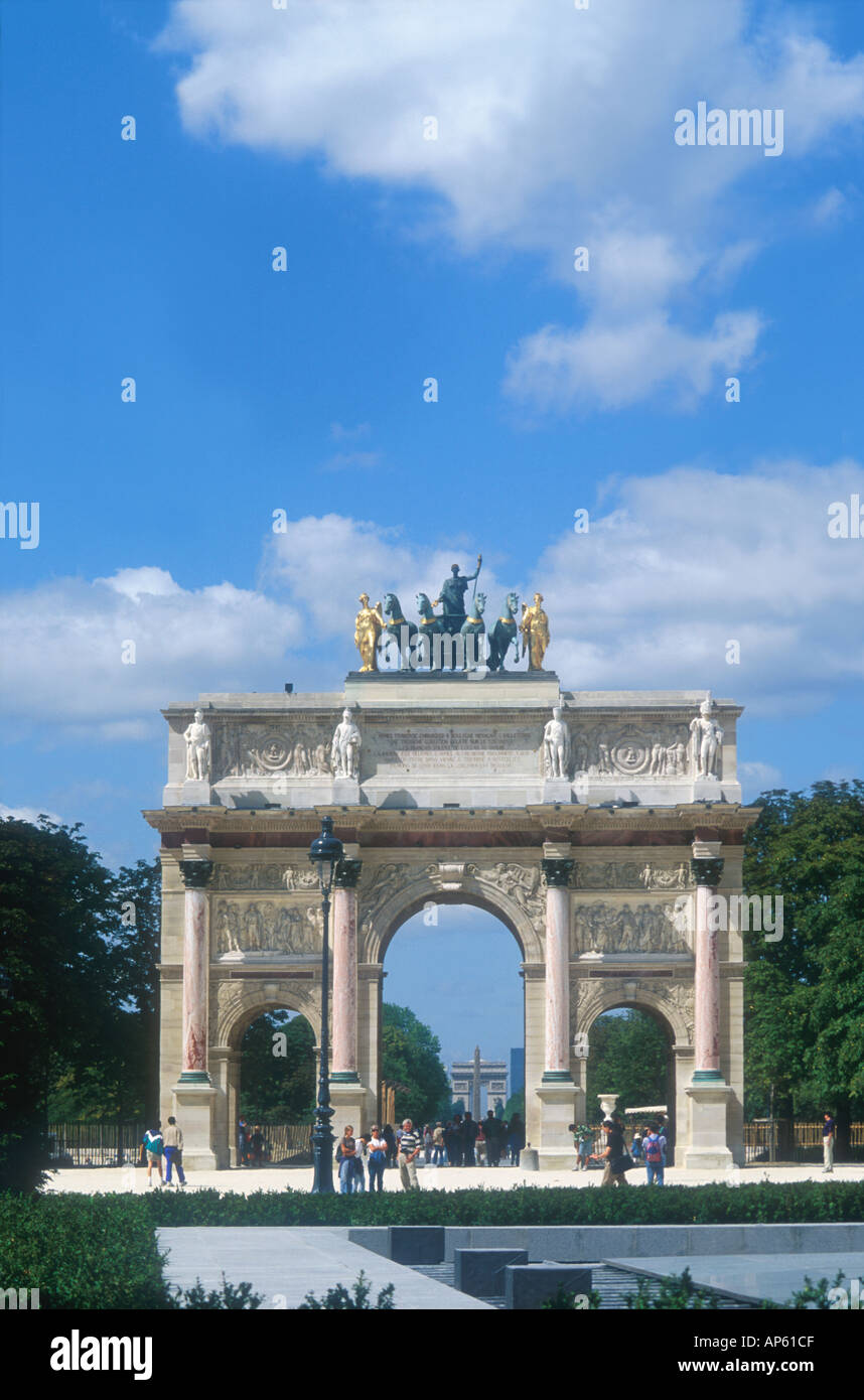 Arc de Triomphe du Carrousel Triumphal Arch of Carrousel commemorating ...