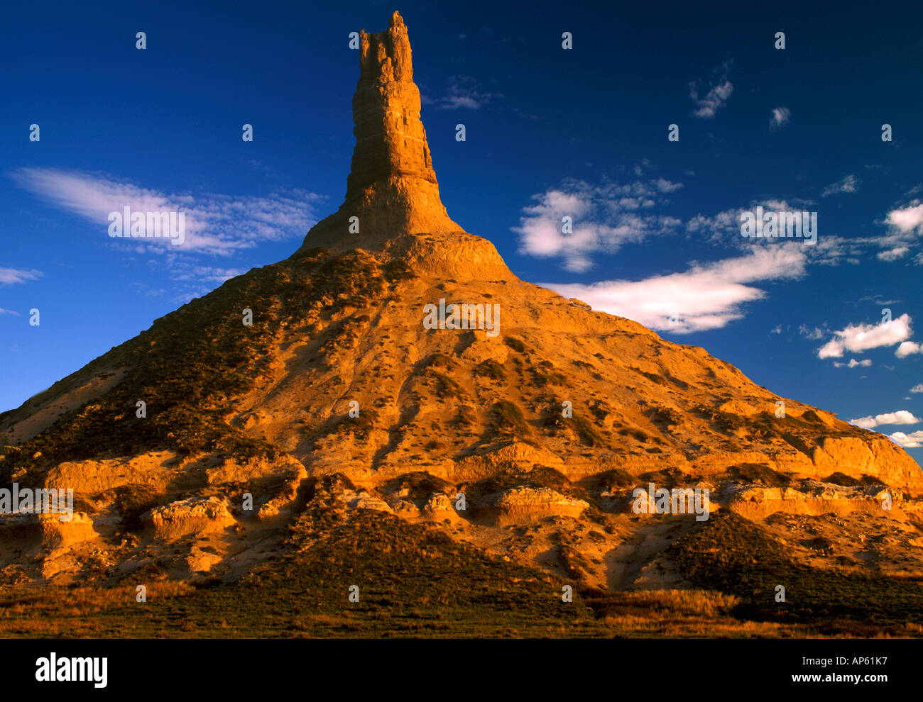 Chimney Rock in Nebraska Stock Photo Alamy