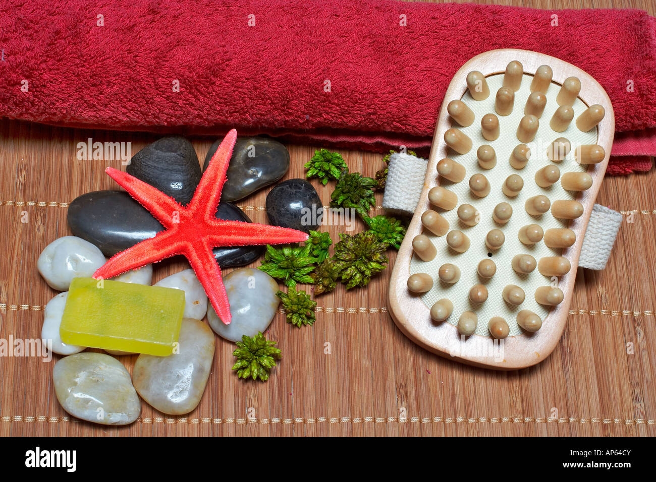 Bath accessories and beauty products Stock Photo Alamy