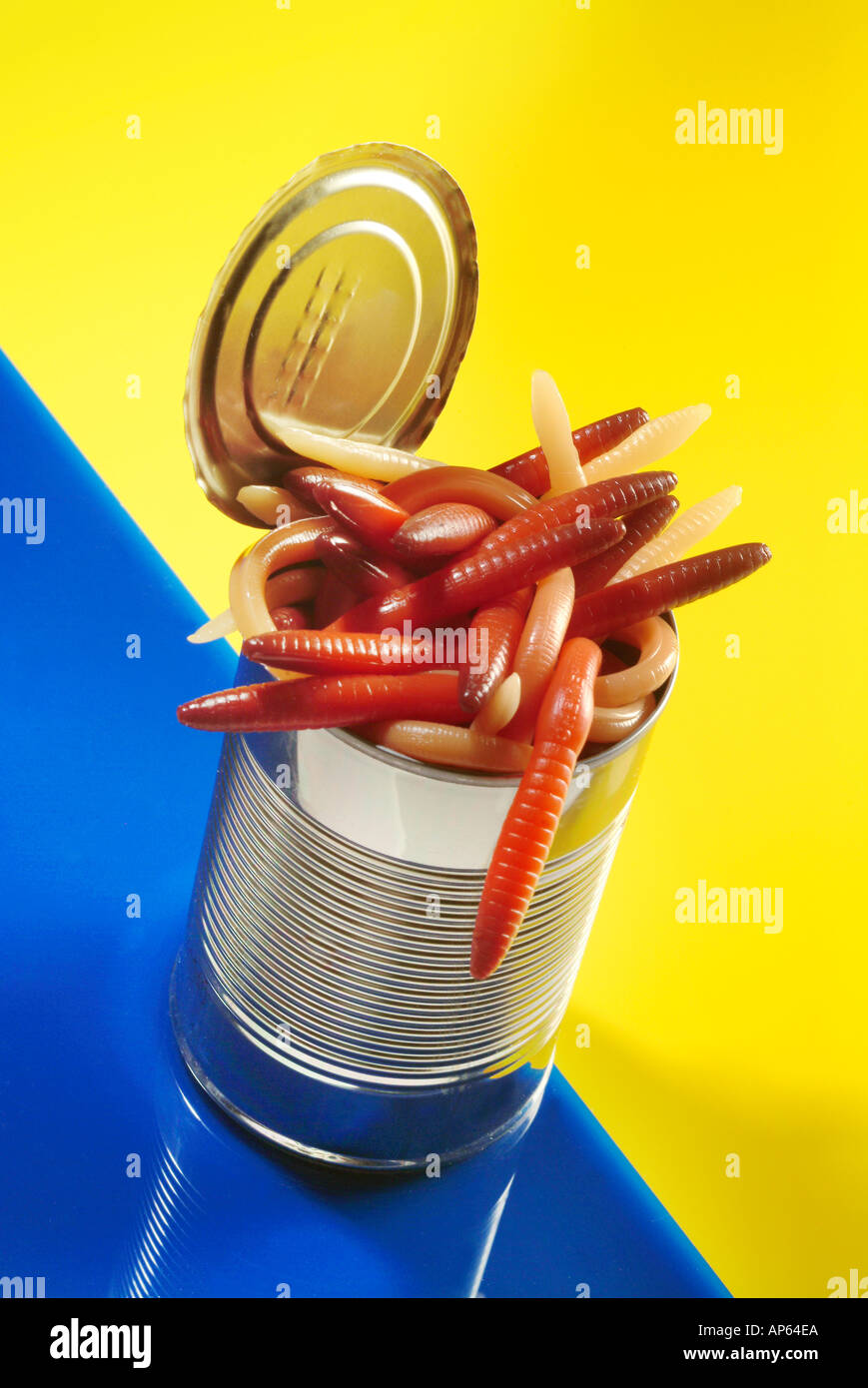 Open a Can of Worms Stock Photo