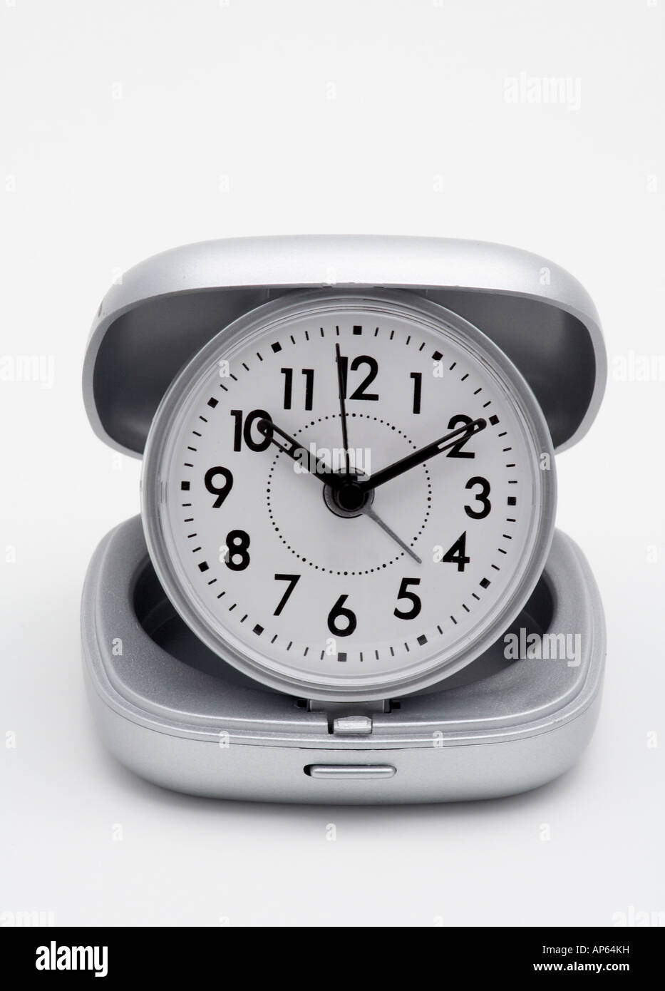 Clock isolated on white background Stock Photo - Alamy