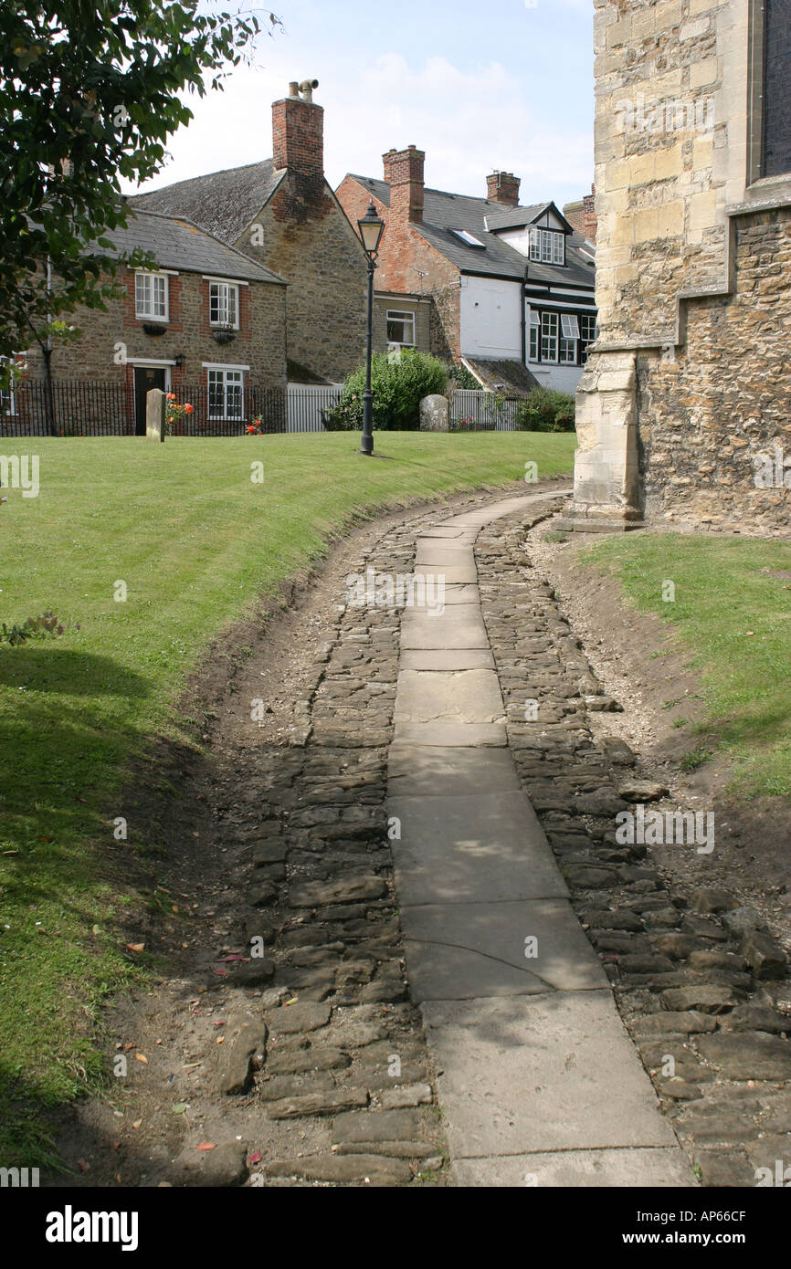 Part of the church in Highworth Wiltshire Stock Photo