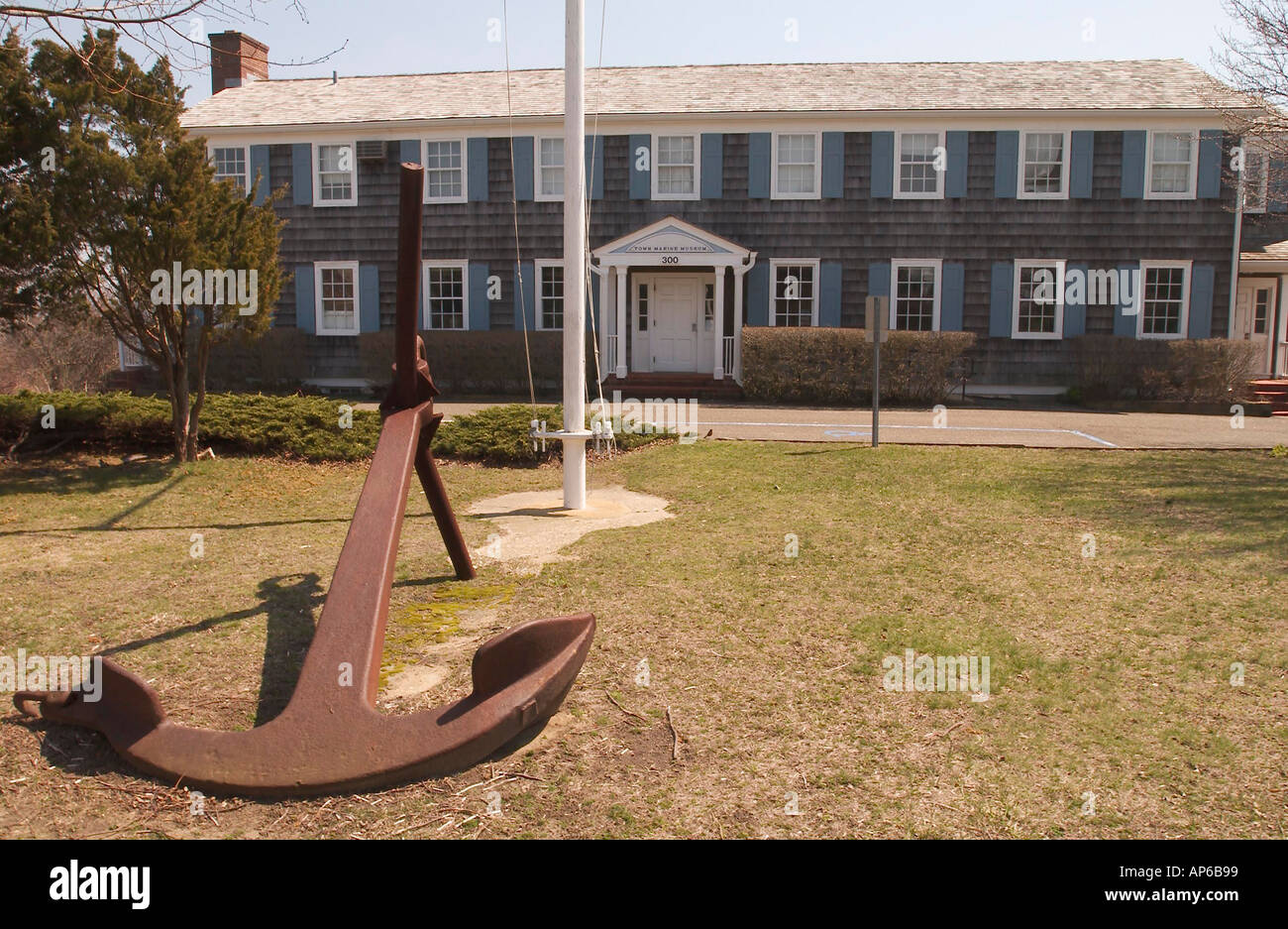 Amagansett NY 041603 The East Hampton Town Marine Museum on Bluff Road