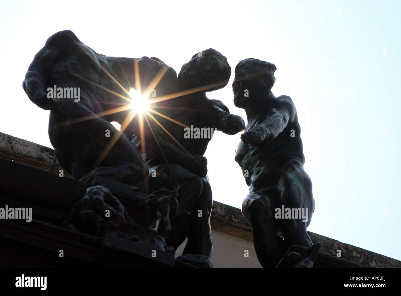 'The Gates of Hell', Sculpture by Auguste Rodin at the Rodin Museum, 79, rue de Varenne, 75007, Paris Stock Photo