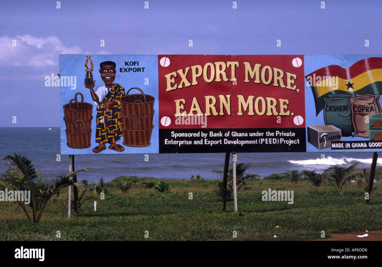 coffee advertising in Accra Ghana Stock Photo Alamy