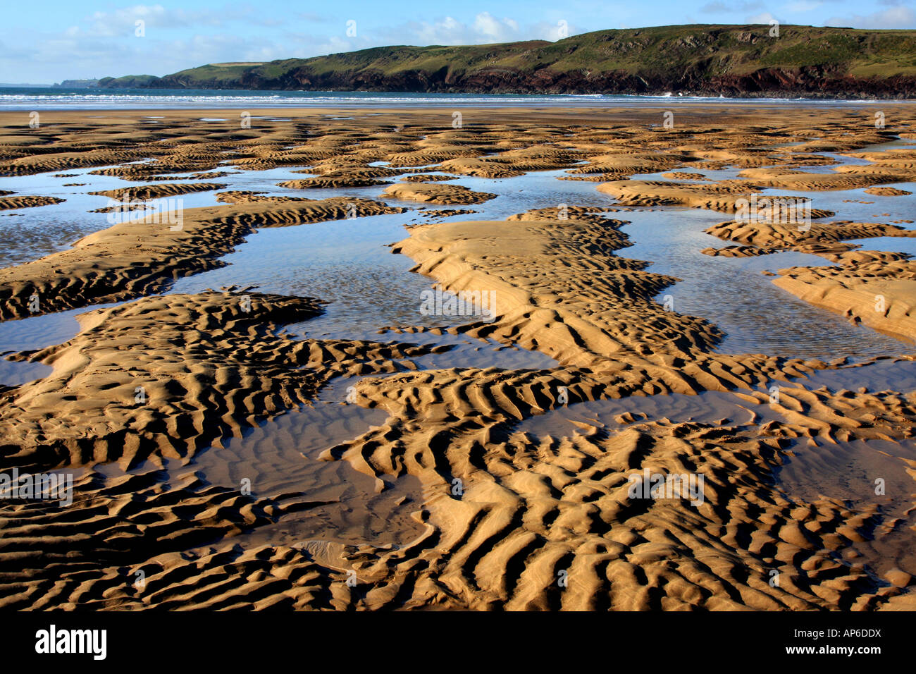 Freshwater West beach, Pembrokeshire, West Wales Stock Photo