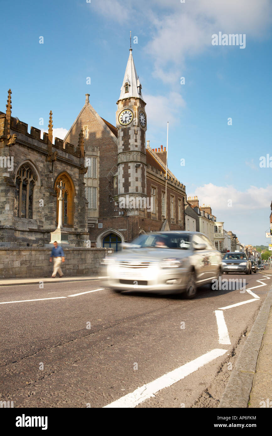 High West Street in Dorchester Town Dorset county England UK Stock Photo Alamy