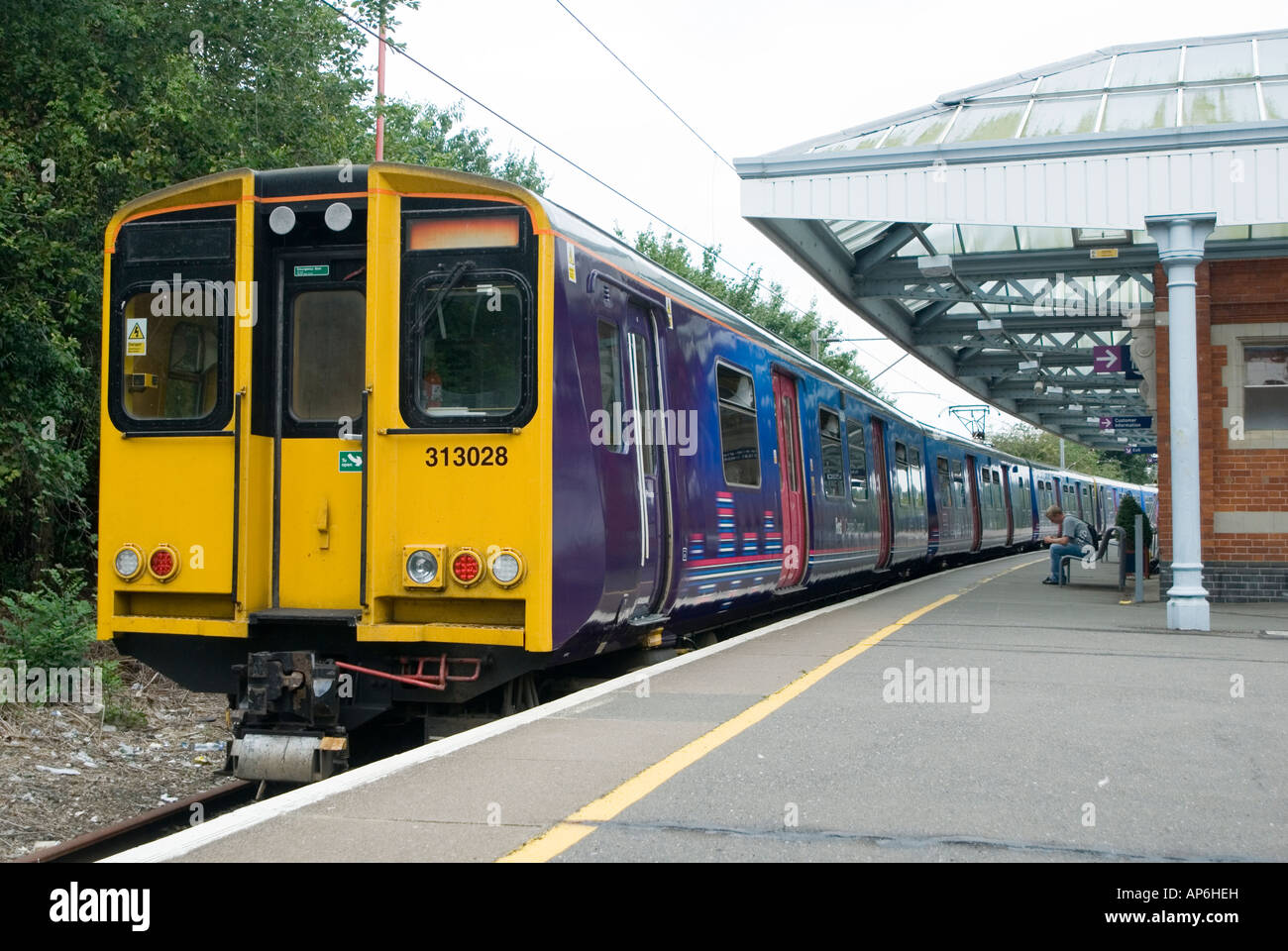 First Capital Connect Class 313 train at Hertford railway station