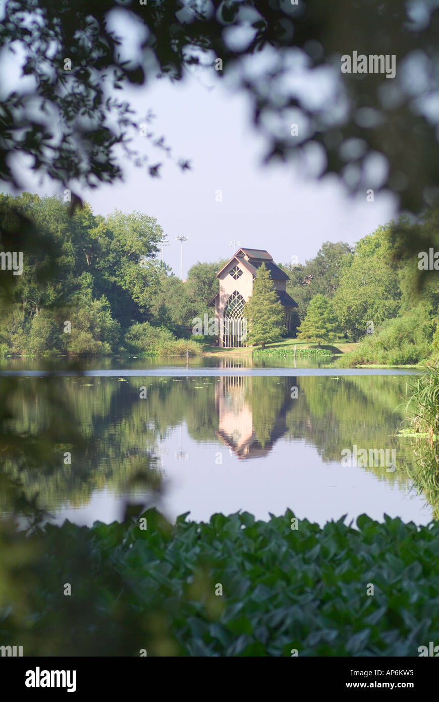 The Baughman Center on lake Alice University of Florida campus