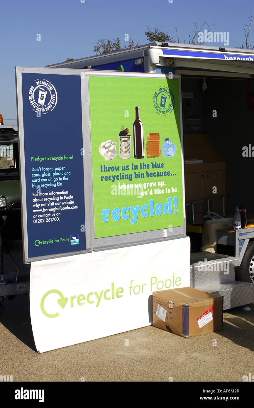 A Recycling awareness campaign by Poole Council giving away t towels