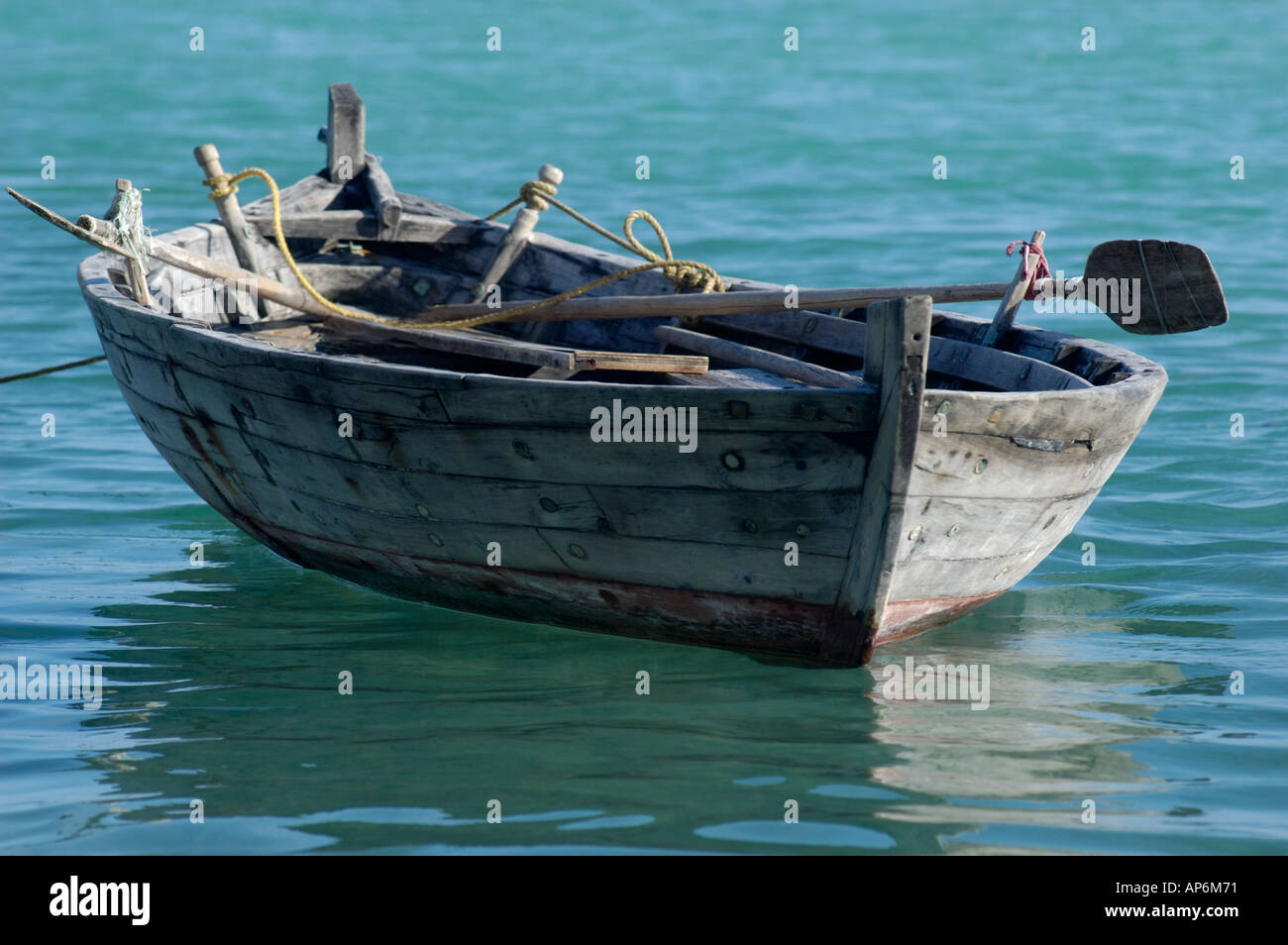 Maldivian rowing boat Stock Photo