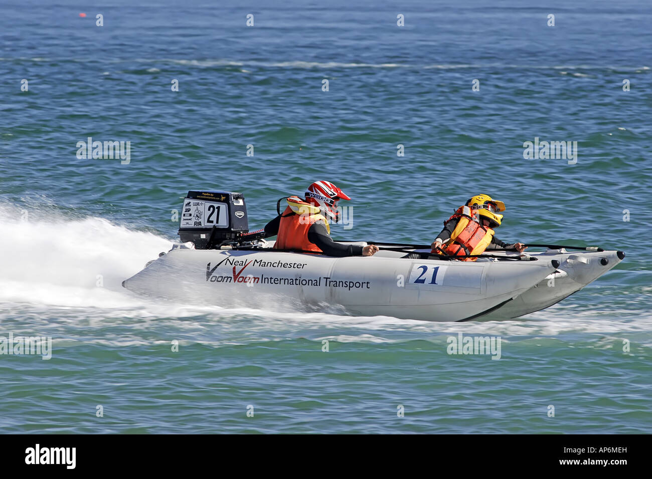 Thundercats Powerboat Racing UK championships Poole part of their World series tour Stock Photo