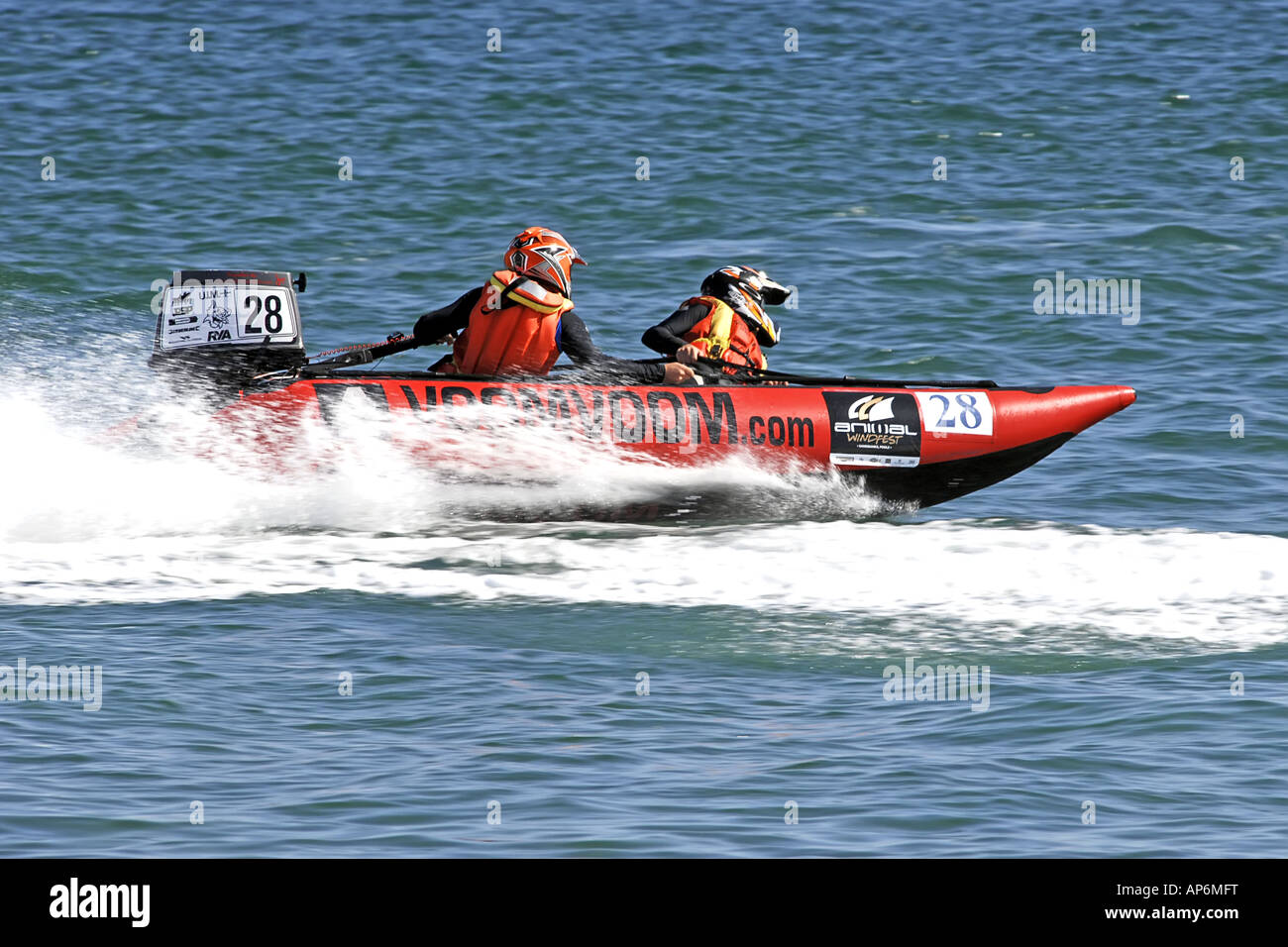 Thundercats Powerboat Racing UK championships Poole part of their World series tour Stock Photo