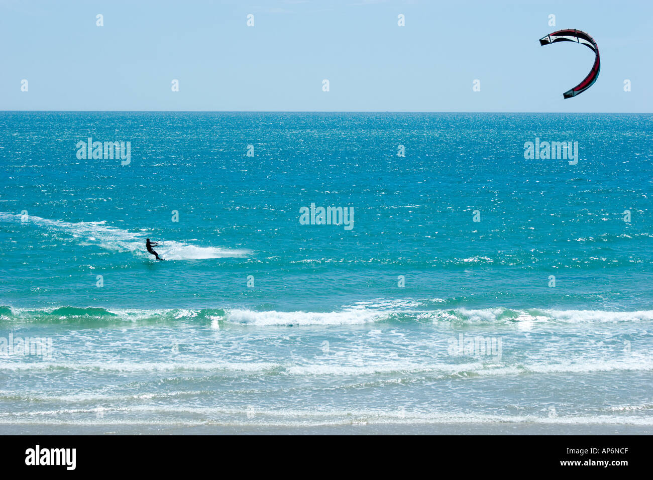 Kite surfing Stock Photo