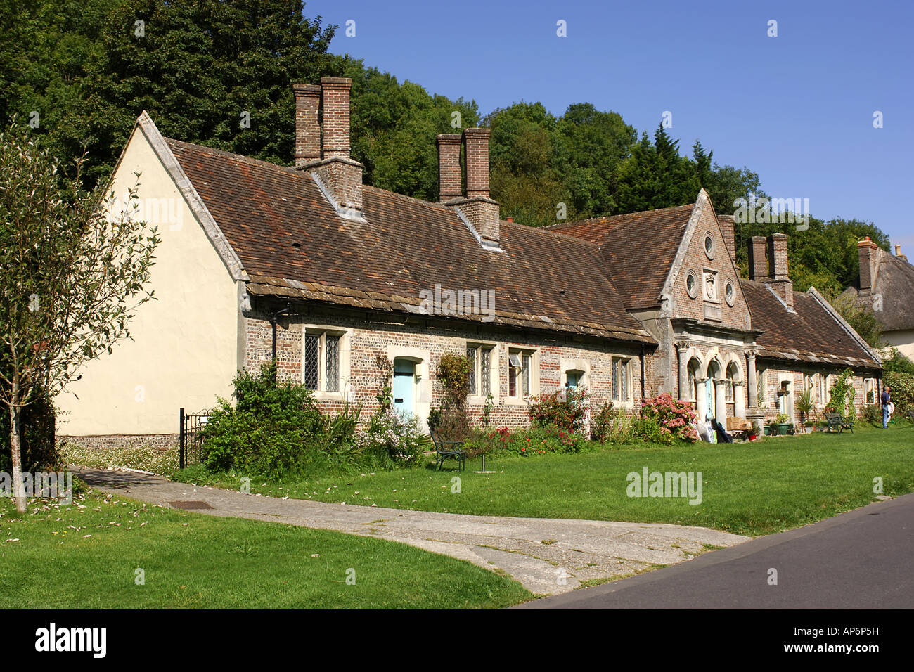 The old School house in Milton Abbas Dorset Stock Photo Alamy