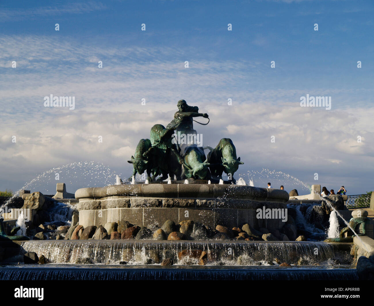 Gefion R Copenhagen, Gefion fountain Stock Photo - Alamy