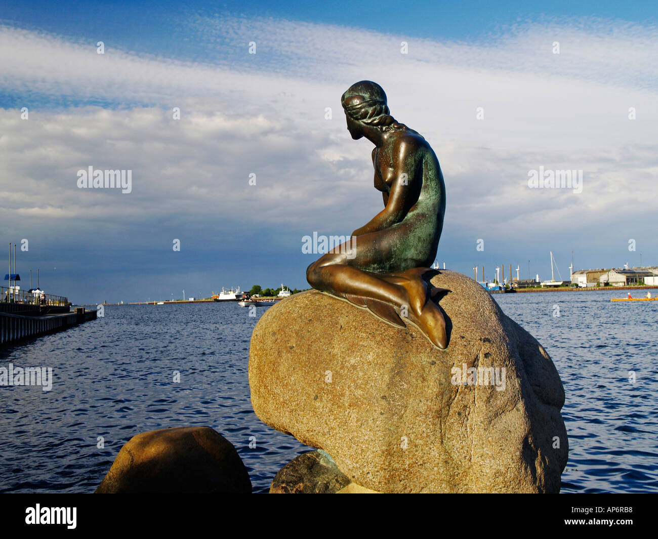 Copenhagen, Little Mermaid Stock Photo