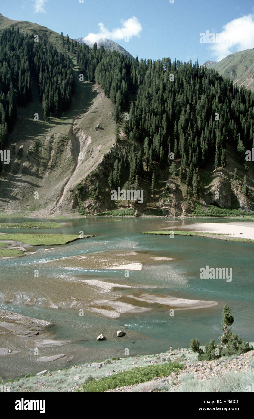 Pakistan Kaghan Valley Kunhar River Stock Photo - Alamy