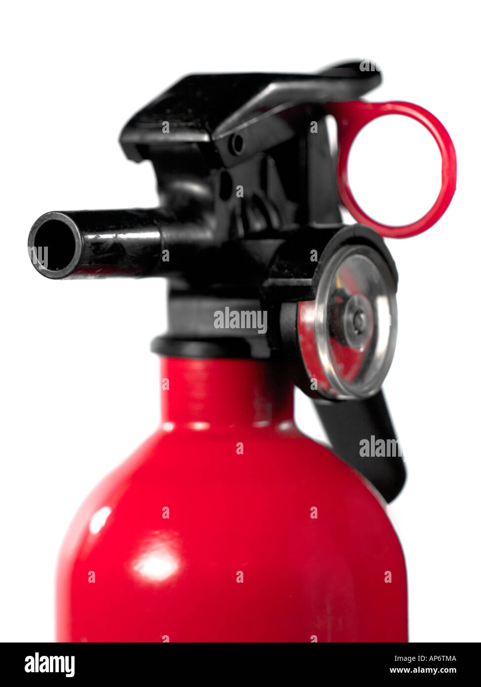 fire extinguisher on a white background Stock Photo
