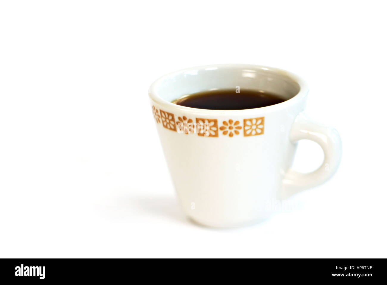 coffee cup on a white background Stock Photo