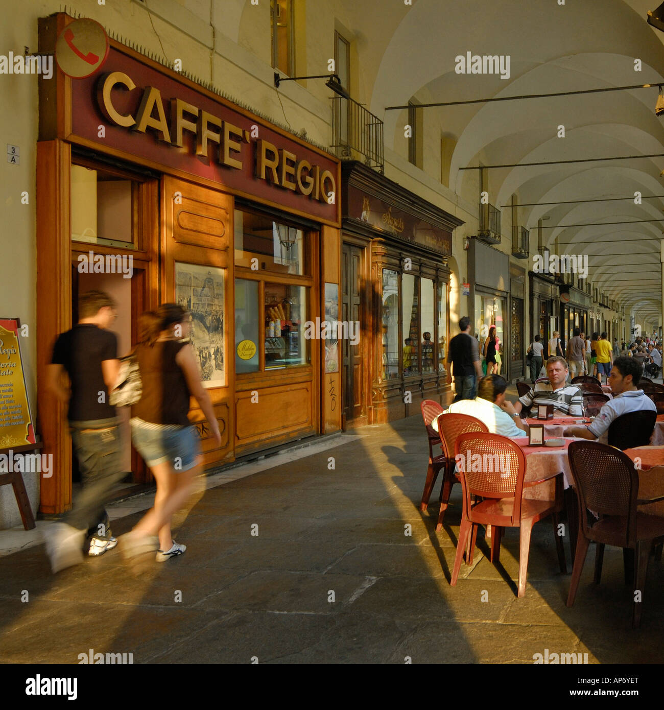 COFFEE SHOP, TURIN, ITALY Stock Photo Alamy