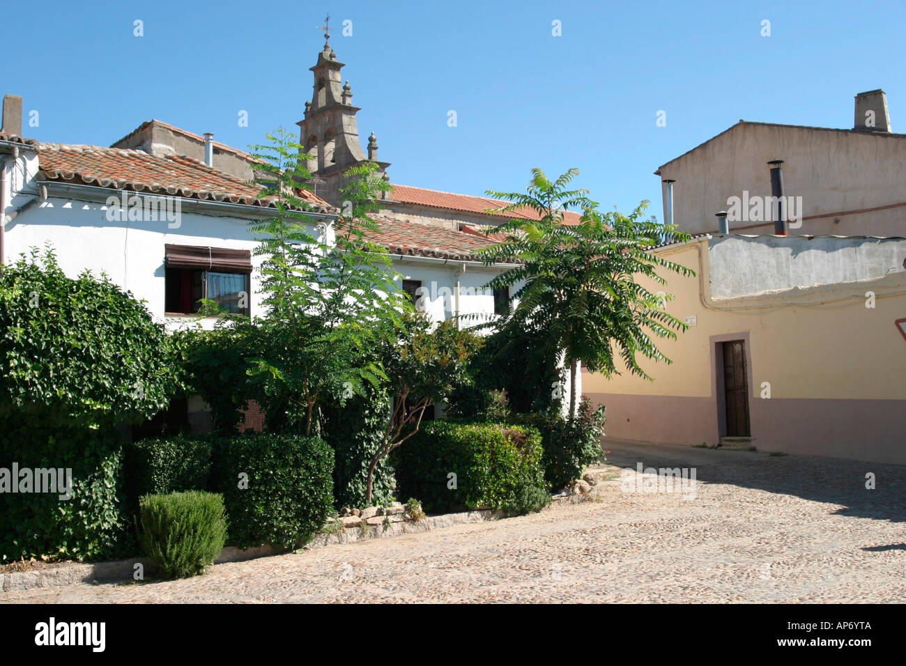 Small town of Ledesma, Western Spain Stock Photo