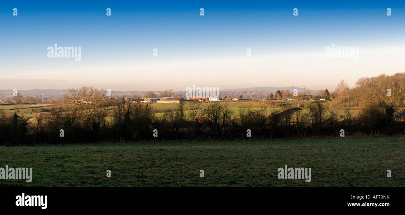 The view from hanbury church worcestershire england uk the setting for the fictional village of ambridge in the radio serial th Stock Photo