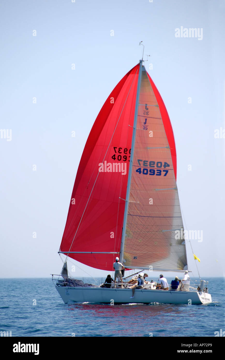 The annual sailboat race between Port Huron and Mackinaw Island