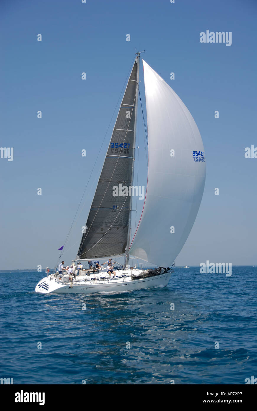 The annual sailboat race between Port Huron and Mackinaw Island
