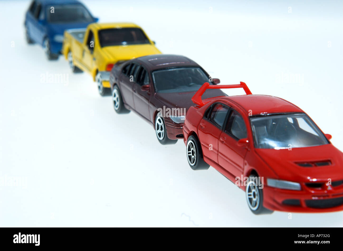 line of cars bumper to bumper Stock Photo Alamy