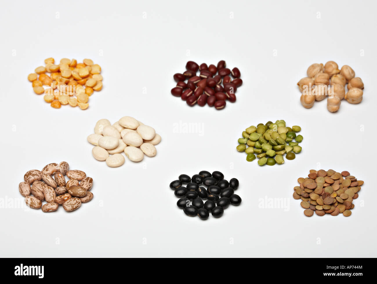 Assortment of beans and pulses Stock Photo Alamy
