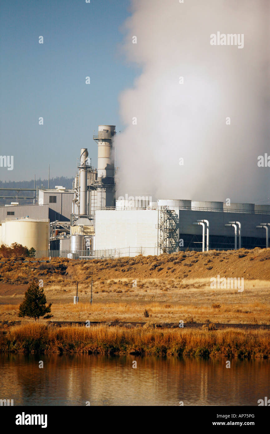 Klamath Falls Natural Gas burning Cogeneration Power Plant, Oregon