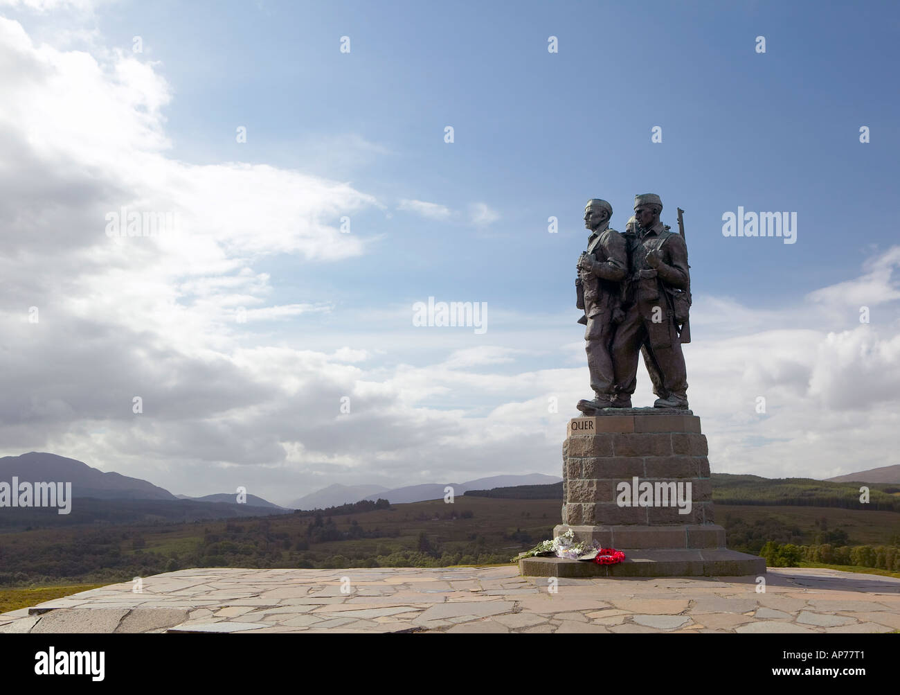 Commando Monument Spean Bridge Stock Photo - Alamy