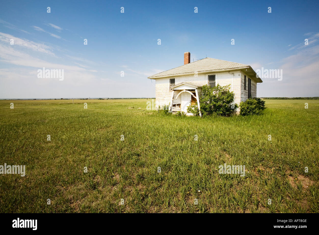 The long abandoned Buffalo School, Ellsworth, Kansas Stock Photo Alamy