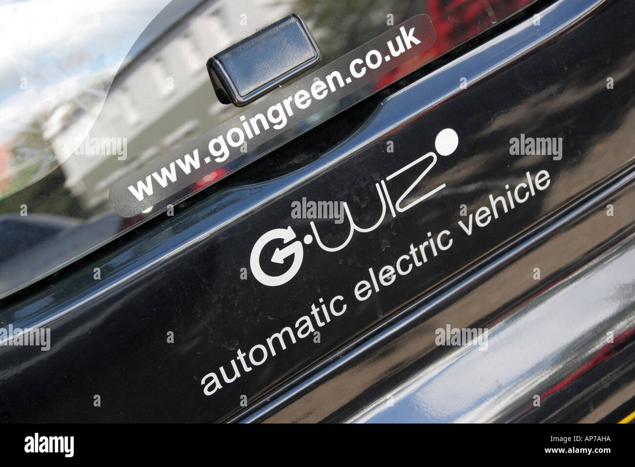 Rear of the G Wiz automatic electric vehicle Stock Photo