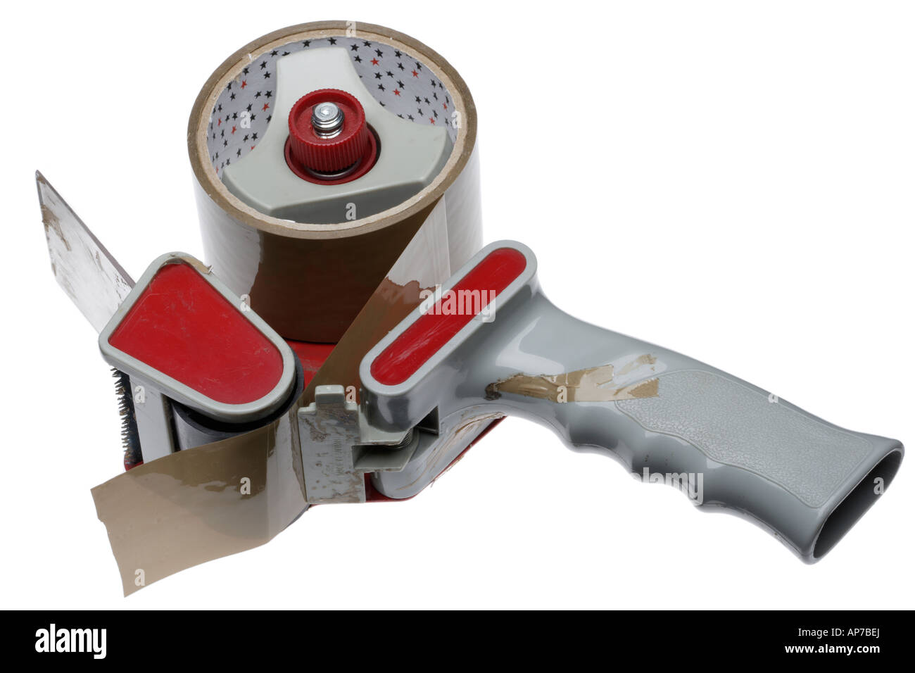 brown adhesive parcel tape dispenser Stock Photo Alamy