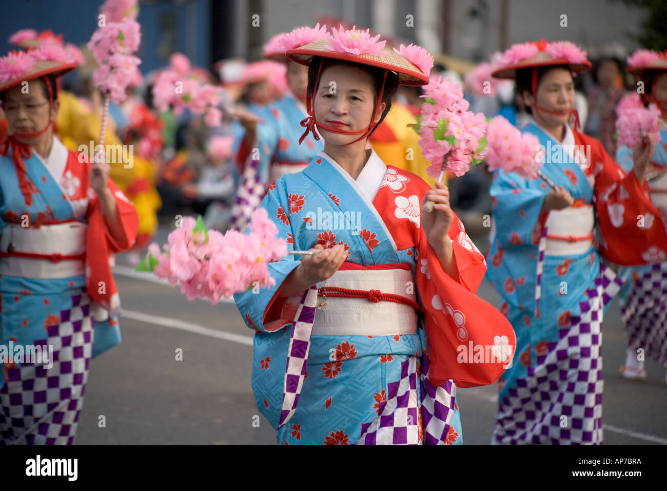 Japan Fukuoka Golden Week Parade Stock Photo Alamy