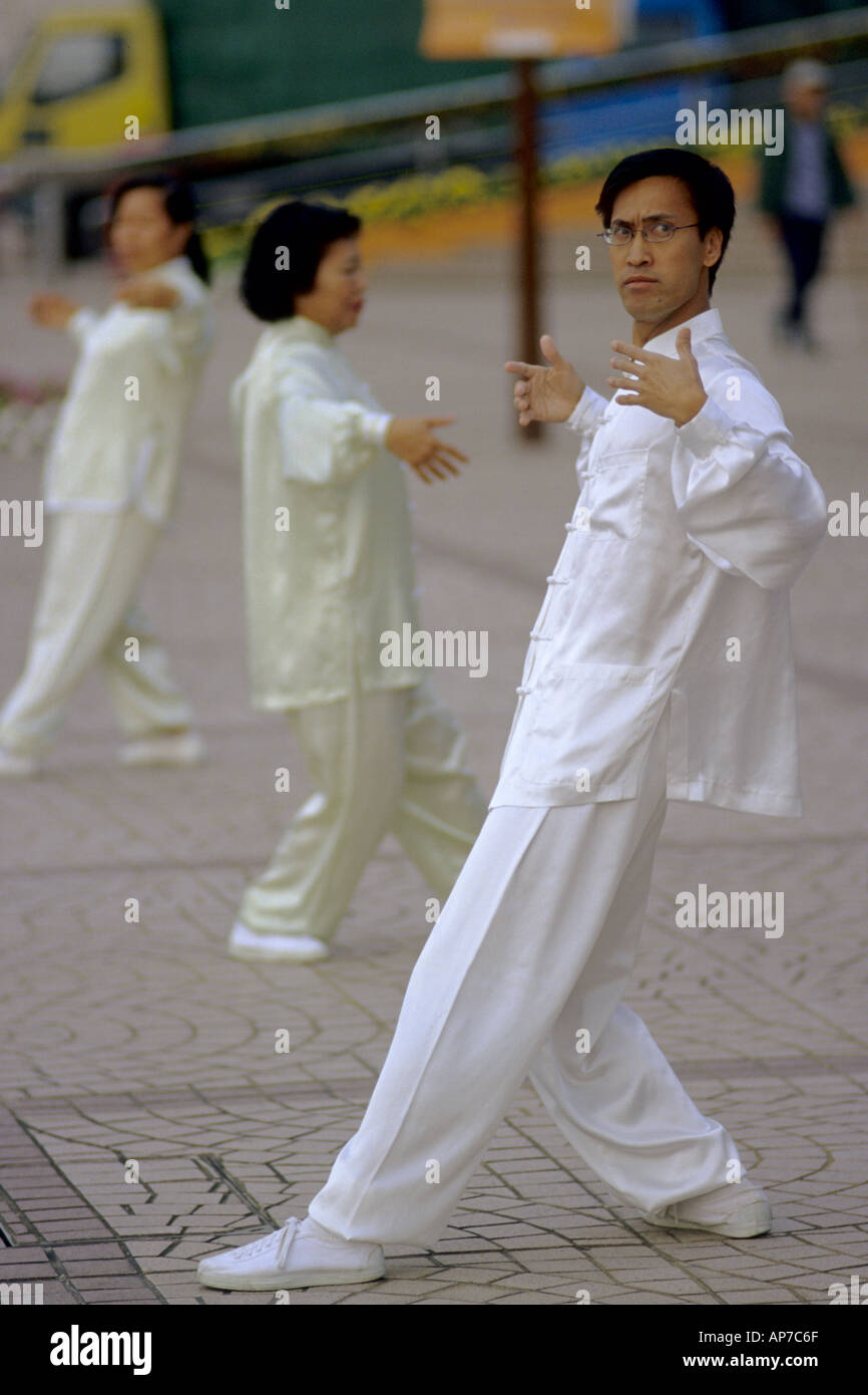 China Hong Kong tai chi exercise fitness sports customs traditions
