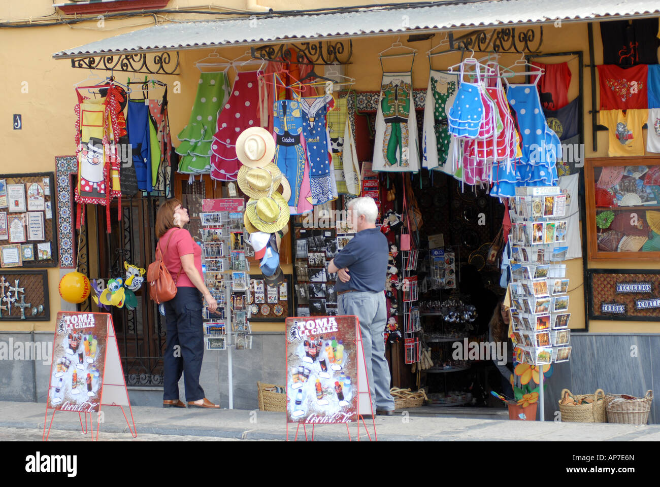 Souvenir shop in Cordoba Spain Stock Photo Alamy