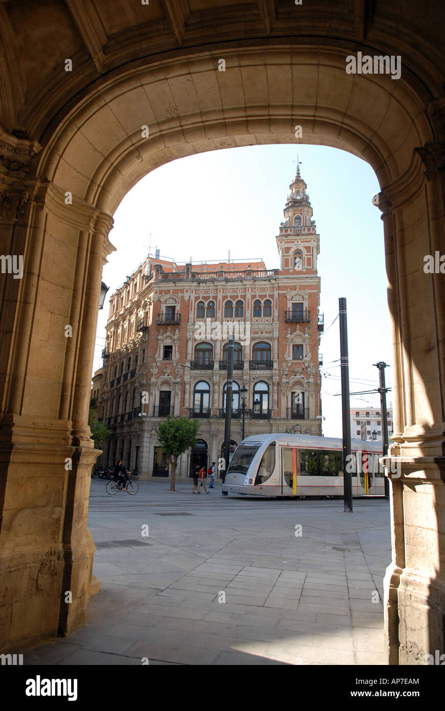 The Metro in Seville in Spain Stock Photo Alamy