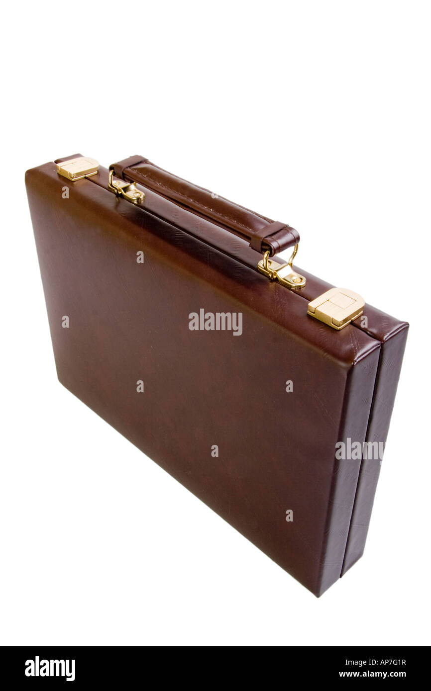Attache case brown hi-res stock photography and images - Alamy