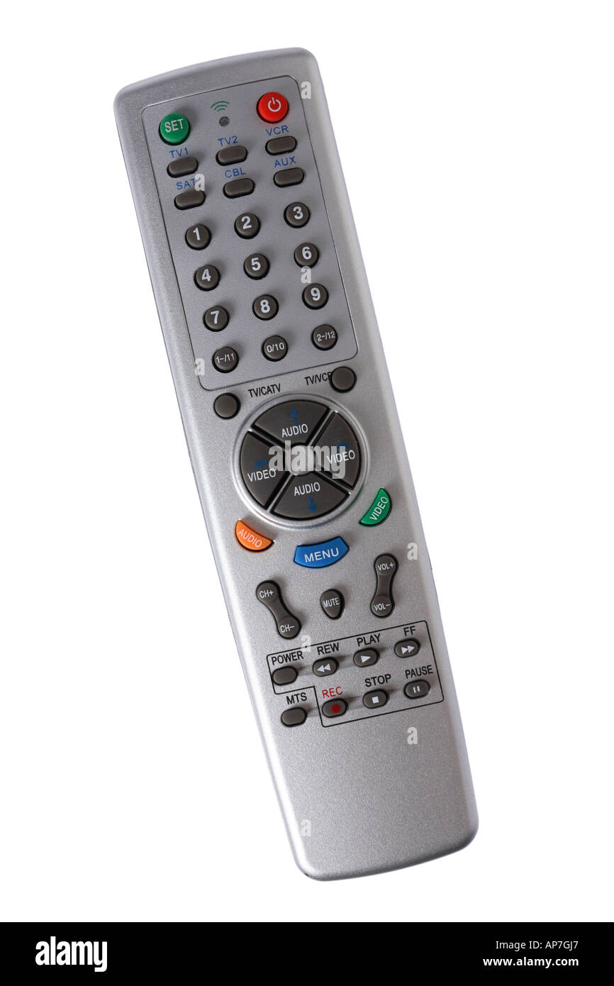 TV remote control Stock Photo