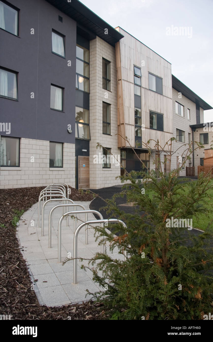 The boarding Houses at Welbeck College Stock Photo