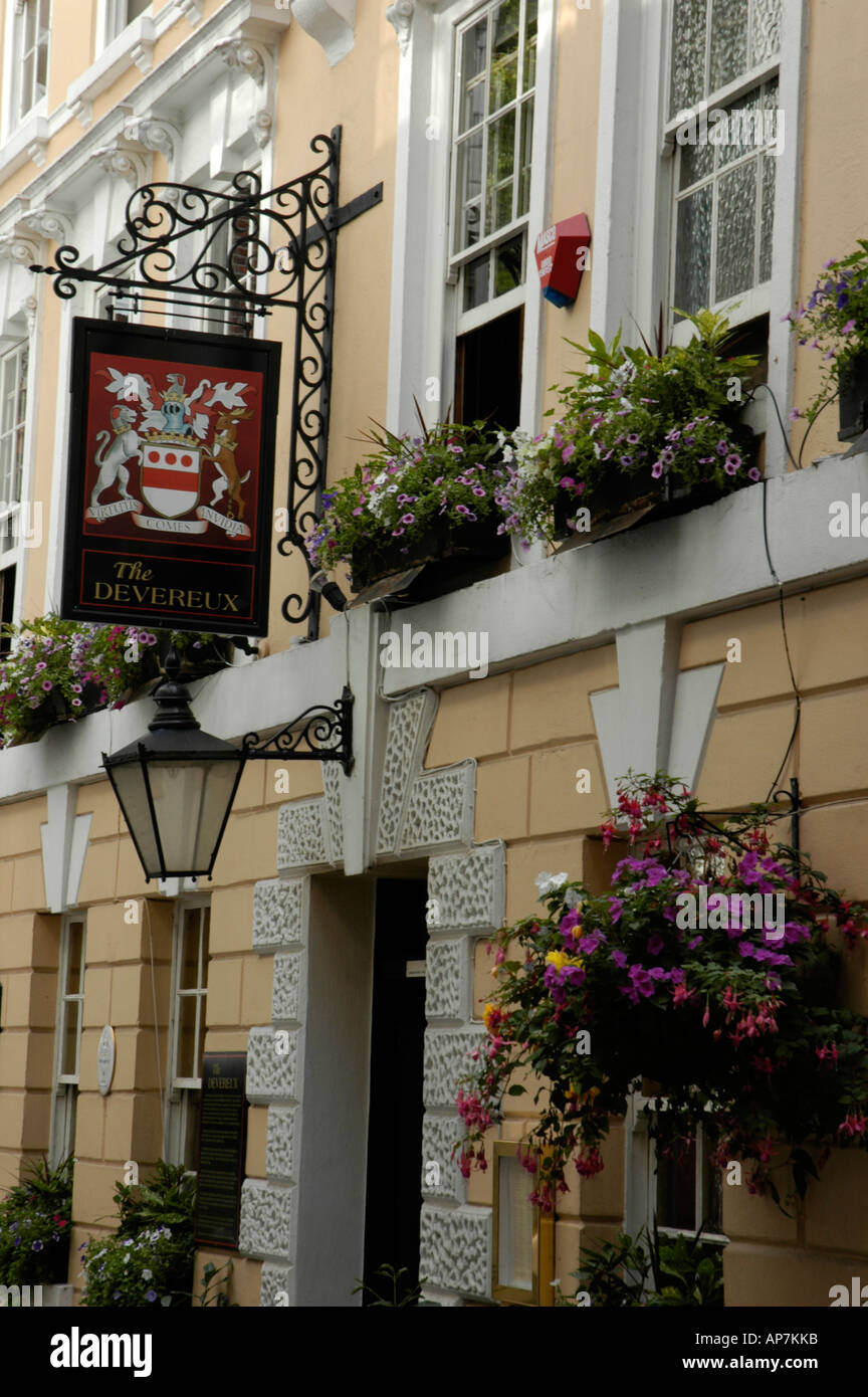 The Devereux public house next to the Inns of the Court Holborn London England Stock Photo