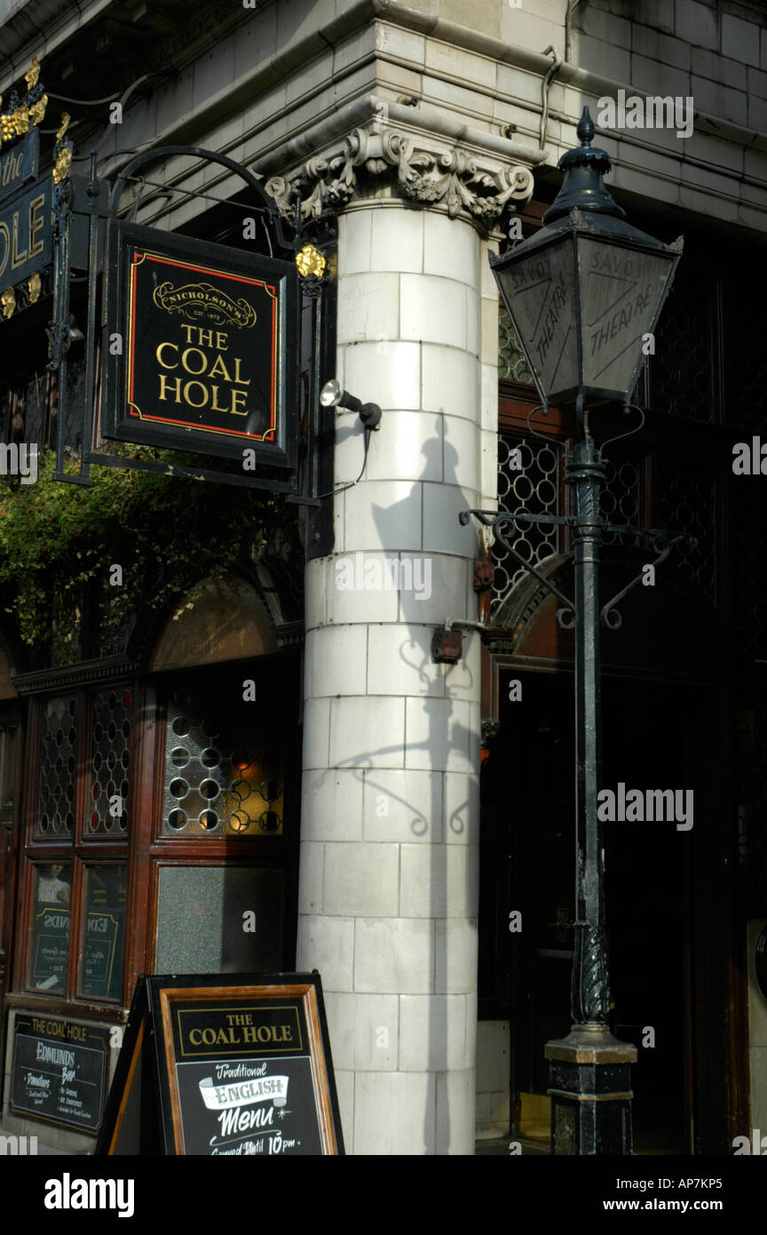 The Coal Hole public house in the Strand London England Stock Photo Alamy