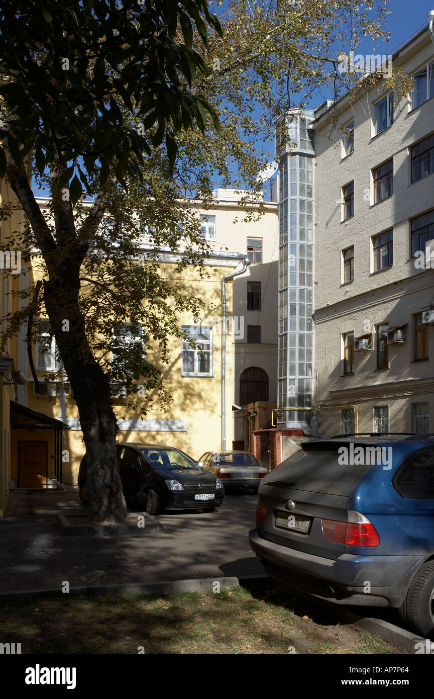 APARTMENT BLOCK PRECHISTENKA MOSCOW RUSSIA Stock Photo