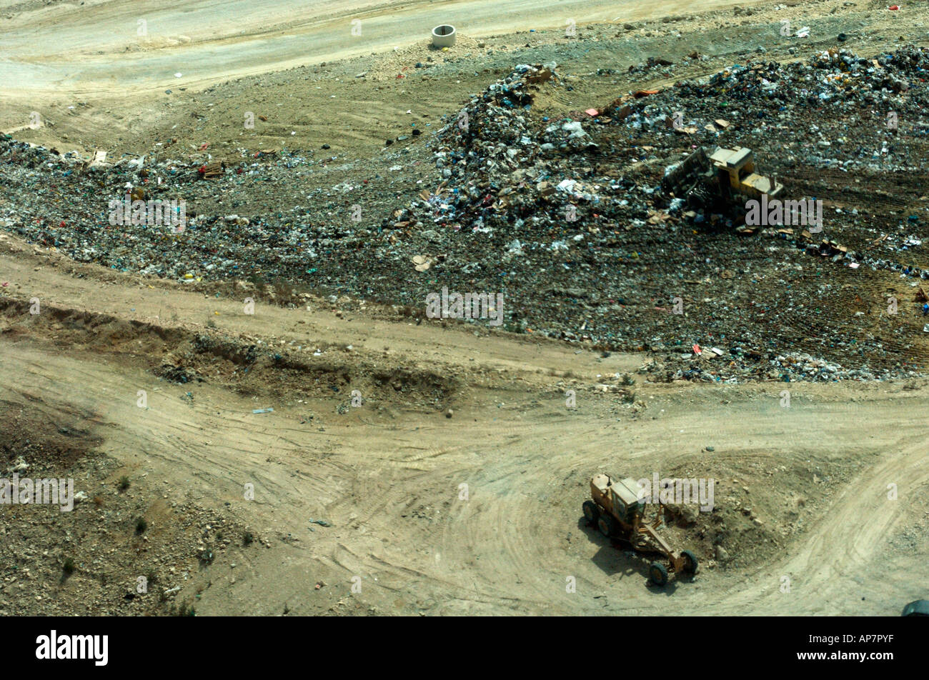 The refuse tip Malta. Stock Photo