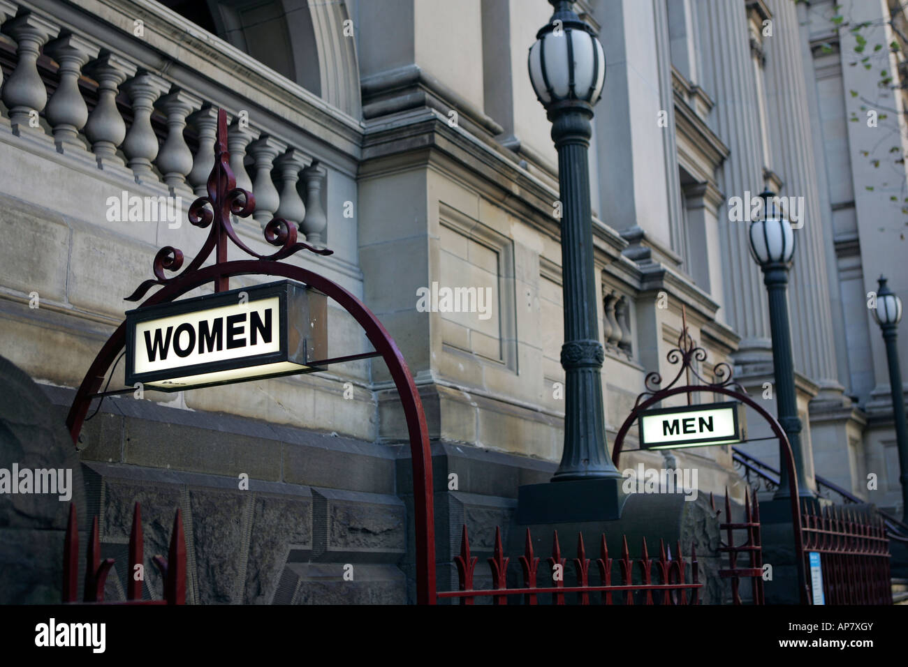 Public toilets Melbourne Victoria Australia Stock Photo 15704618 Alamy